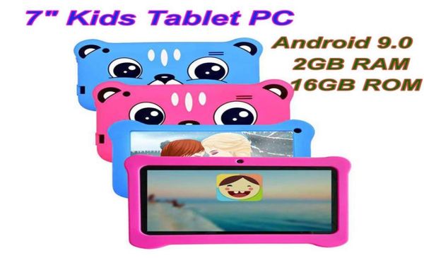 Kinder-Tablets 7 Zoll kapazitives Allwinner A50 Quad Core Android 90 Dual-Kamera Kinder-Tablet-Pad echte 2 GB RAM 16 GB ROM6645942