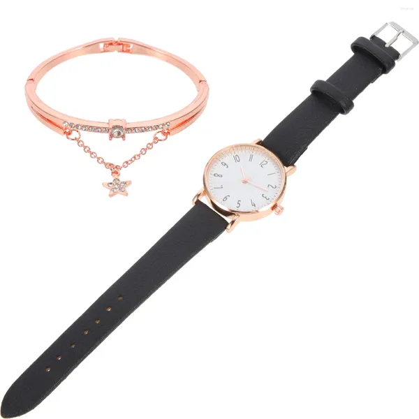 Наручные часы 1 комплект нежных женских часов Декоративные наручные женские браслеты Комплект