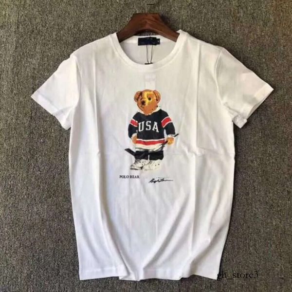 Polo Ralphs T-Shirt Polos Bear Shirt Designer Herren Ralphs Damen T-Shirt USA Kurzarm Hockey Uk Größe Matini Captain Laurens Poloshirts Polo Laurens T-Shirt 236