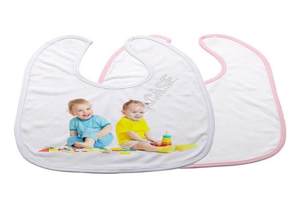 Moda DIY Sublimação de calor Lenço babador de bebê em branco para máquina de prensa de transferência térmica O lenço Toalhas de saliva Panos de arroto D15851857