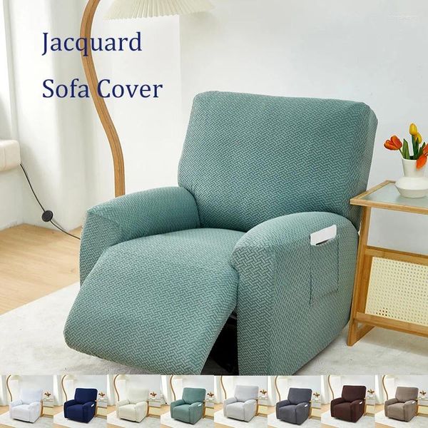 Coprisedie Jacquard Divano reclinabile Lazy Boy Protezione elastica Relax Poltrona Fodera per salotto Set per animali domestici antigraffio