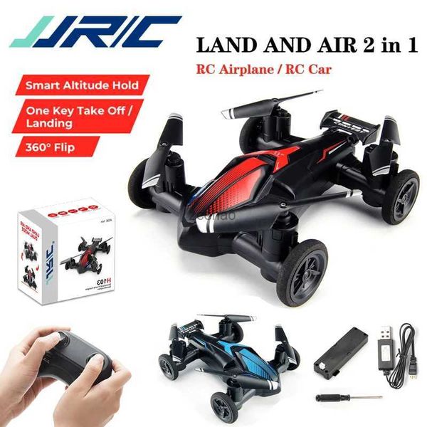 Drones NOVO JJRC H103 Land-Air Controle Remoto Avião RC Carro 4 Eixos Headless Mini RC Quadcopter Drone Brinquedo Altitude Hold 360 Graus Flip