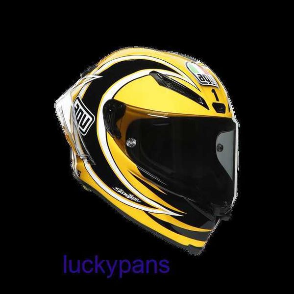 Rossi AGV Pista GP RR LAGUNA SECA 2005 Pensionamento Commemorativo Casco Moto in Fibra di Carbonio 09YR