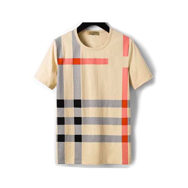 Designer T-shirt Homens de Luxo Camisetas Verão Manga Curta Mulheres Senior Stripe Impressão de Alta Qualidade Algodão Clássico Ásia Tamanho M-3XL