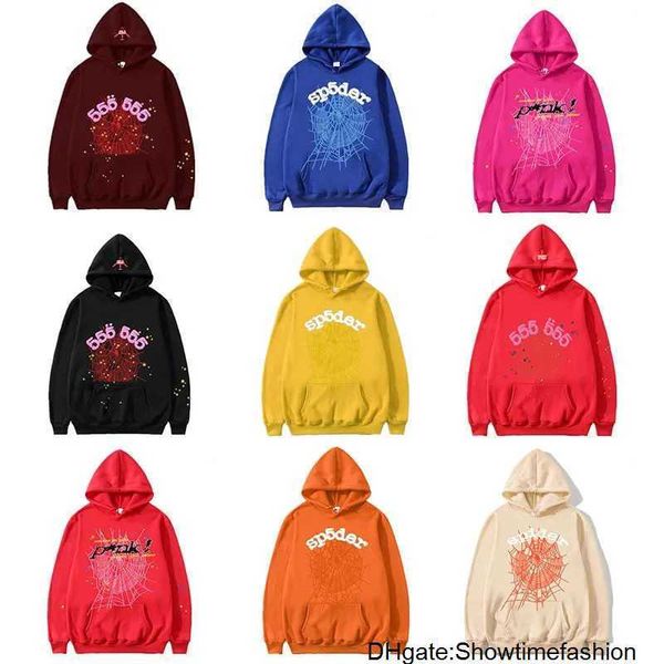 Herren Hoodies Sweatshirts Sp5der Hoodie Designer Kleidung Pullover Herren Spider 555555 Rosa Sweatshirt Jacke Langarm S5der Worl 5E0H