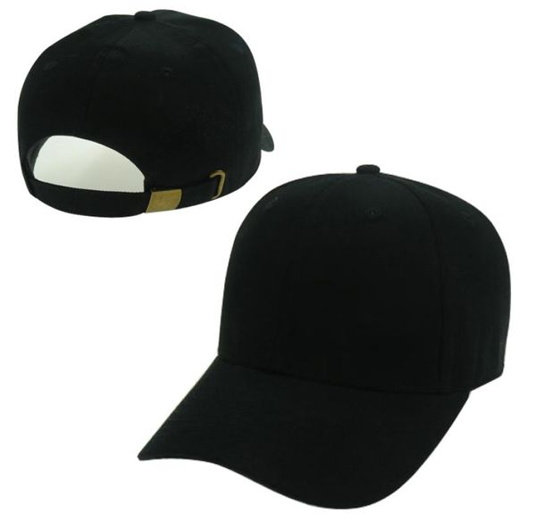 Moda em branco simples Strapback Caps preto branco rosa vermelho cores chapéus homens mulheres esporte snapback verão sol viseira boné de beisebol hip hop3712342