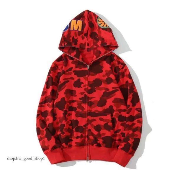 Bapes Hoodie Herren Hoodie Shark Hoodies Street Zip Kapuzenpullover Camouflage 3D-Druck Cardigan Style Herren und Reißverschlussmantel Designer Sweatshirt 637