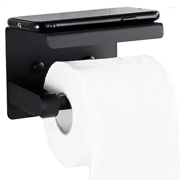 Conjunto acessório de banho Suporte de papel higiênico Moderno Durável Economizador de espaço Multi-funcional Elegante Dual Purpose Dispenser Wall-mounted Tissue