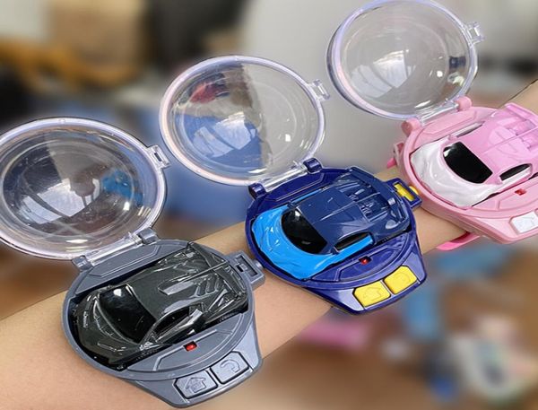 Relógios de carro tiktok elétrico infantil mini carro controle remoto relógios de pulso brinquedo dos desenhos animados para menino bebê moda relógios eletrônicos ki8577483