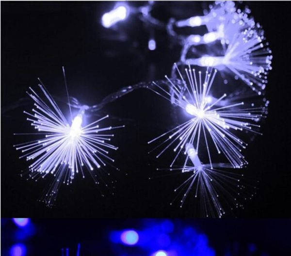 10M 100 LED Stringa in fibra ottica Lucine String Lampada Luce Albero di Natale Evento festa di nozze Capodanno Casa el Decorazione7836715