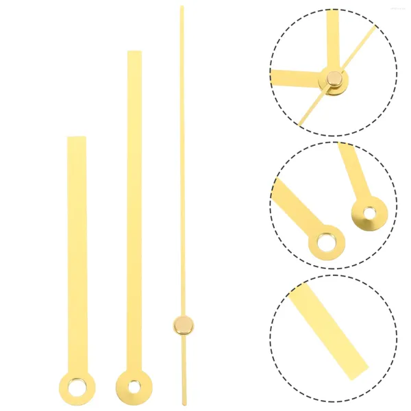 Uhren-Zubehör, 10 Sets, Uhr-Reparatur, digitaler Zeiger, großes Wand-Set, Zeiger, Ersatz, nur Metall