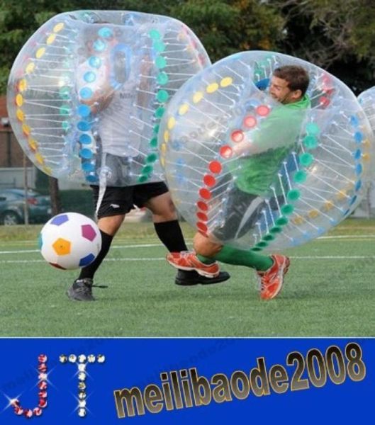 NEU Aufblasbarer Stoßball zum Fußballspielen Körper Zorb Aufblasbarer Stoßball trifft beide Sportunterhaltungspoolspielzeuge 1 m 12 m 15 m 6710531