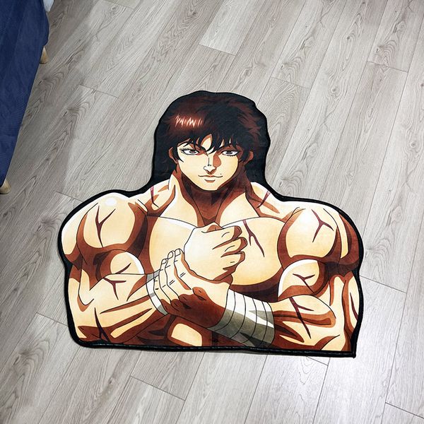 Tappetino/tappeti Anime personalizzati Baki per zerbino da cucina tappetino da preghiera tappetino da preghiera musulmano antiscivolo impermeabile