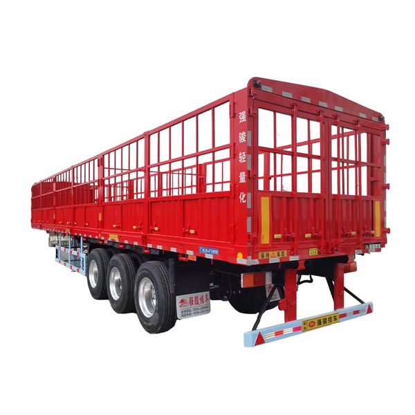 LJM9400CCY Warehouse Grid Semi-trailer, acciaio G700 ad alta resistenza, veicolo di trasporto di macchinari per costruzioni, trattore, semirimorchio di trasporto piatto container