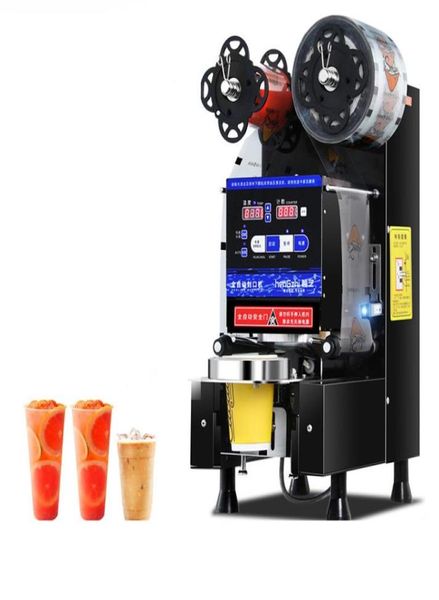 Máquina de selagem automática inteligente máquina de chá bolha máquina de selagem de chá de leite bebida leite de soja copo de papel sealer5308822