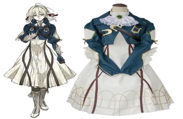 Hochwertiges Violet Evergarden Kostüm Anime Violet Evergarden Cosplay Damen Japanisches Anime Kostüm Gothic Lolita Kleid7186039