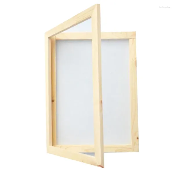 Frames Holzpapierherstellung, Papierherstellungsform, 25,4 x 35,6 cm, Siebdruckrahmen für DIY-Handwerk und Trockenblumen-Handwerk