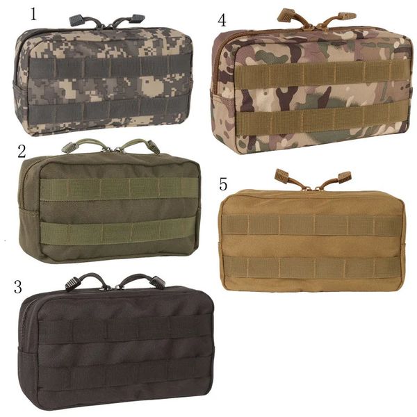 Outdoor Tactische Militaire Molle Utility EDC Gereedschap Heuptas Ehbo-etui Telefoonhouder Case Jachttassen 240111