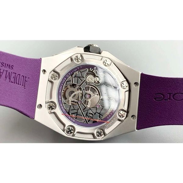orologi AP Designer Watch for Men Skeleton Dial Relojes Active Tourbilion Superclone Mechanical Movement UHR Storage 75h Montre Royal Oak Luxe Watchbox BD08