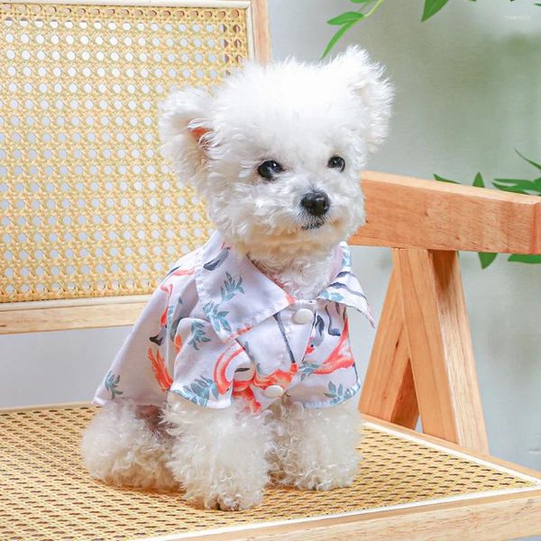 Cão vestuário filhote de cachorro camisa verão primavera pet moda roupas dos desenhos animados pequeno bonito designer pijamas gato poodle yorkie chihuahua