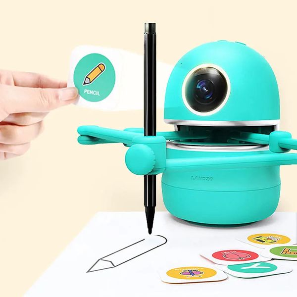 Niños Innovador Dibujo Robot Tecnología Pintura Automática Aprendizaje Arte Entrenamiento Máquina Inteligencia Juguetes Quincy Robot Artista 240112