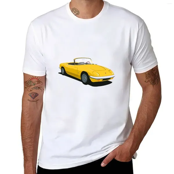 Polos masculinos Lotus Elan Camisetas gráficas Suor pesado para homens Pacote