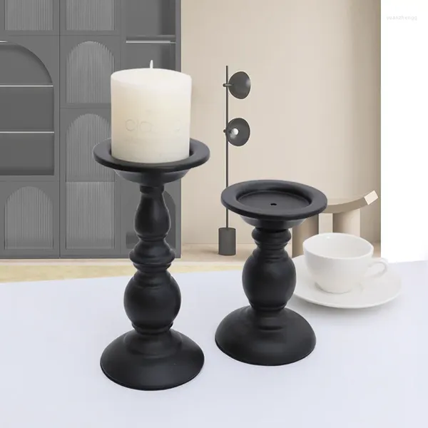 Portacandele Idee minimaliste nordiche Ferro retrò Lusso Pilastro Casa Decorazione glam unica Mobili Mariage