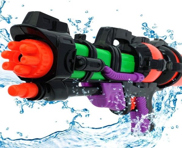 Interi 4 pezzi grandi 44 cm ad alta pressione pistola ad acqua di grande capacità pistole bambini bambini giochi all'aperto giocattoli5238593