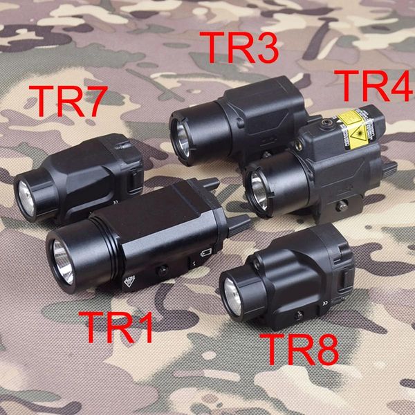 Zeiger Hochwertige Tr1 Tr3 Tr7 Waffe Gun Light Tr4 Tr8 mit Red Dot Laser Pointer Visier für Glock 17 19 Verteidigung Pistolen Fackel Jagd