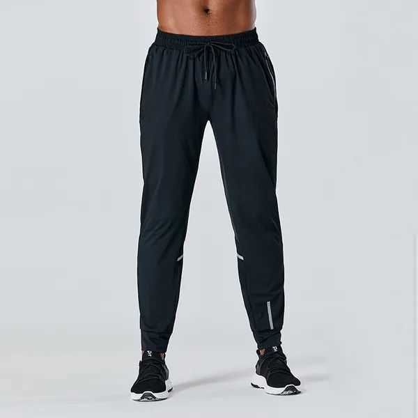 Ll-calças masculinas correndo esporte respirável calças adulto roupas esportivas ginásio exercício fitness wear secagem rápida elástico cordão longo calça v1