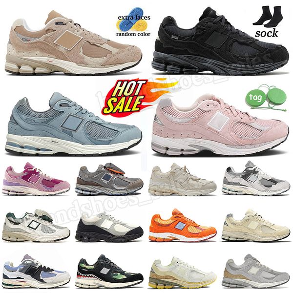 Hot 2024 Fashion New Balanace 2002r Sneaker atletiche scarpe da corsa da uomo pacchetto di protezione da donna Phantom Cherry rosa azzurro su nuvole New Blance 2002r Allenatori