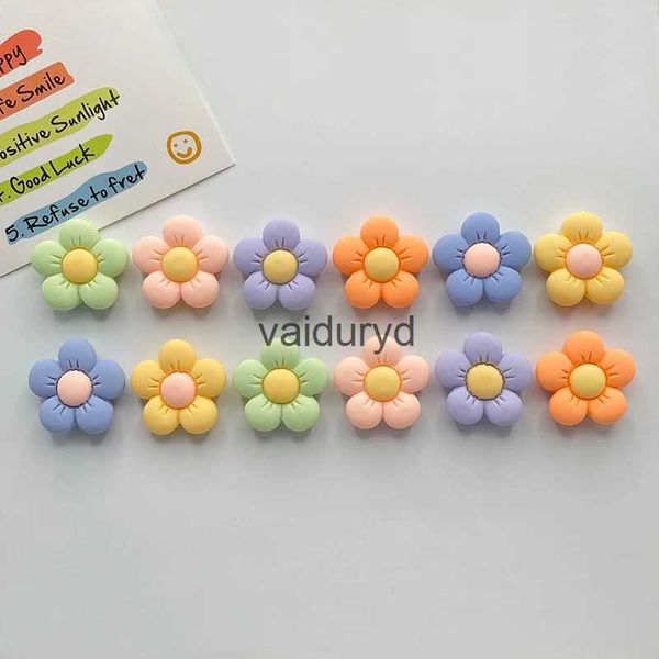 Buzdolabı mıknatıslar 12pcs yeni orijinal renkli çiçek buzdolabı mıknatısları for blackboard dekorasyon sevimli çiçek buzdolabı mıknatısları ev dekorvaiduryd