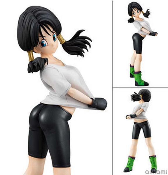 17cm anime figura videl a esposa do filho gohan ação colecionável modelo brinquedo presentes crianças animal de estimação mini kawaii desktop s q07222148874