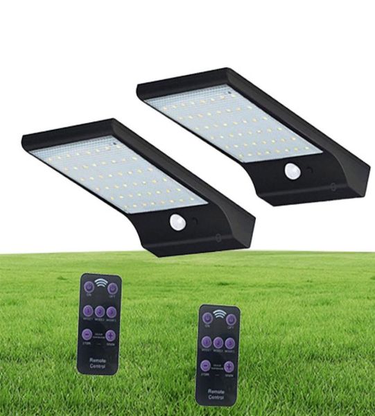 Luce solare a LED con telecomando 7 colori regolabile 48LED impermeabile super luminosa LED da giardino solare8510561