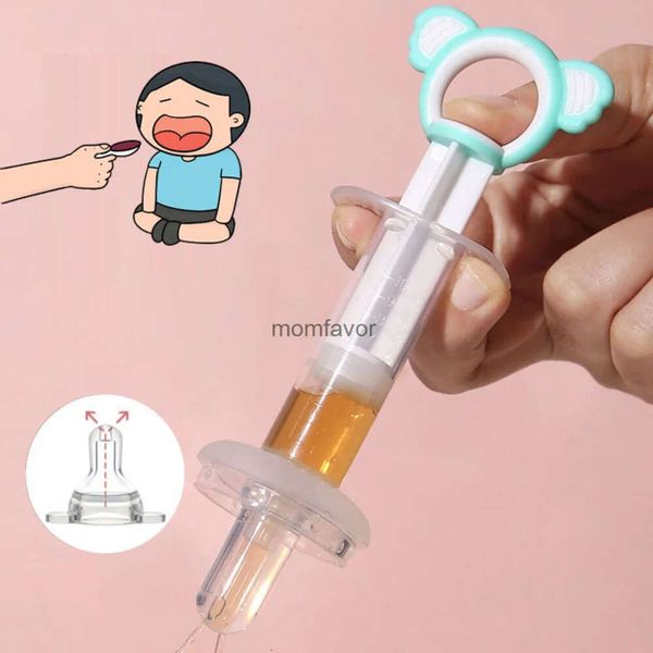 Nuovi biberon # Alimentatore per medicine per bambini Alimentatore per aghi BPA-Free per bambini Commestibile Dispenser con contagocce spremuto Ciuccio con contagocce anti-soffocamento