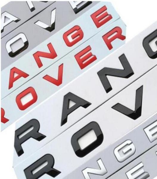 Auto Styling Trunk Logo Emblem Abzeichen Aufkleber Abdeckung Für Range Rover Sport Evoque3638289