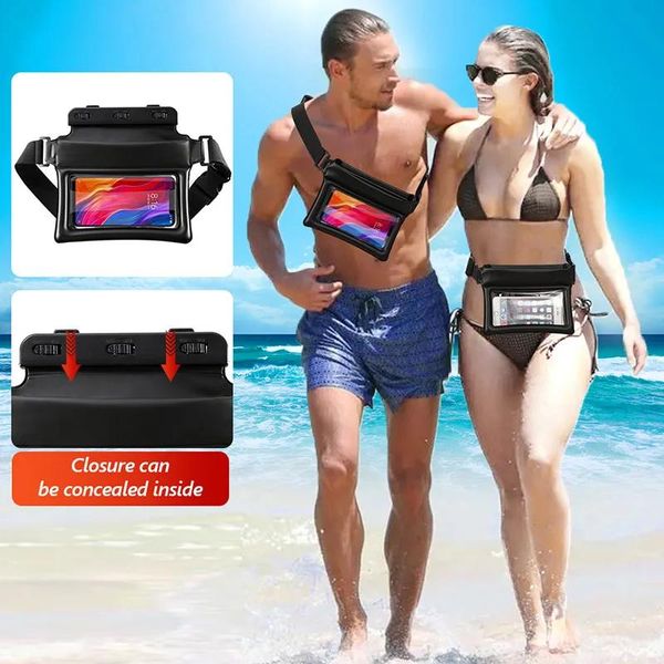 Sacos de desporto à prova dwaterproof água sacos de ginásio das mulheres sacos secos natação flutuante barco cintura saco acessórios de praia dos homens bolsas esportivas xa200l