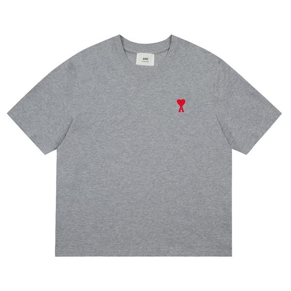 Новая мини-любовь с вышивкой футболка для логотипа летняя мужская и женская распутная футболка с короткими рукавами в чистое хлопок.