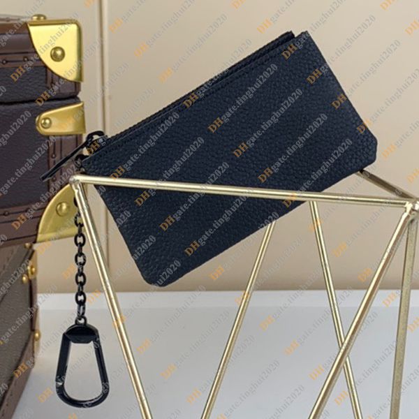 Мужчины дизайнерские сумки Pochette Cle Key Couch Skellet Swork Swork держатель кредитных карт Top Mirror качество M81031 Бизнес