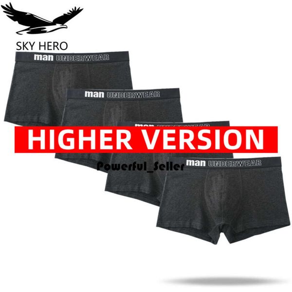 Lote roupa íntima masculina boxers de algodão shorts soltos calcinha masculina respirável para homem 2020 sous vetement homme tronco 5348