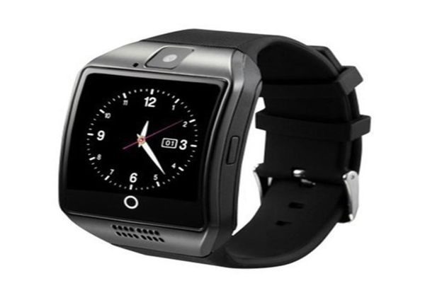 Умные часы Q18 Bluetooth-браслет Smartwatch TF SIM-карта NFC с программным обеспечением для чата камеры Совместимые мобильные телефоны Android с Reta1981899