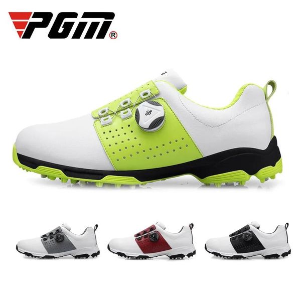 Scarpe Nuovo Arrivo 2020 Pgm Scarpe da Golf Scarpe Sportive Impermeabili da Uomo Spikes Antiscivolo Sport Sneaker Maschio Manopole Scarpe da Golf