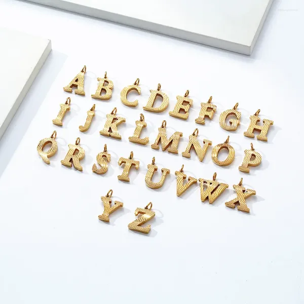 Anhänger Halsketten Edelstahl Benutzerdefinierte Personalisierte Name DIY 26 Buchstaben Halskette Frauen Initial Charme Modeschmuck Für Männer