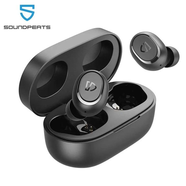 Fones de ouvido soundpeats truefree 2 sem fio bluetooth 5.0 inear estéreo tws esportes ipx7 à prova dwaterproof água chamadas monaural/binaural