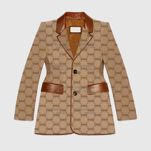 B2668 Damen-Designer-Blazer-Blazer-Jacke. Kleidung mit vollen Buchstaben, Frühlings-Neuveröffentlichungen