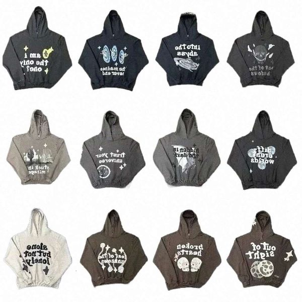 Kırık Gezegen Erkek Hoodie Mens Trailtsits Tasarımcı Kazak Takım Moda Sweatshirt Saf Pamuk Mektup Baskılı Aşıklar Aynı Giyim Ucuz Loe