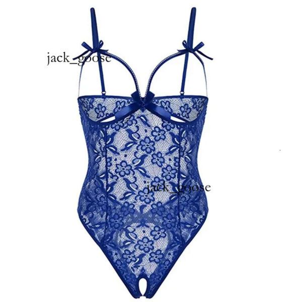 Lingerie sexy erótica pornô conjunto de lingerie feminina sexy meia-noite corte aberto floral renda e malha bodysuits de pelúcia com recorte nas costas pijamas lingerie ursinhos S-XXL multi 704