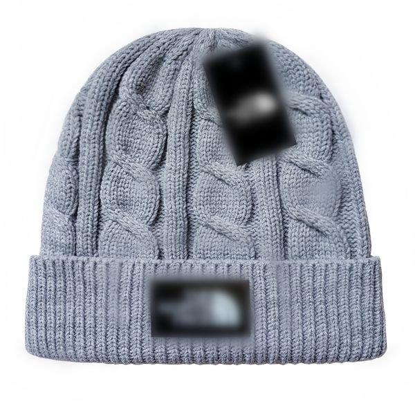 Berretto invernale lavorato a maglia cappello firmato lettera cofano cappelli autunnali per uomo teschio all'aperto donna cappello da viaggio sci sport moda 18 colori Beanie N-4