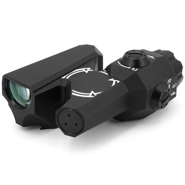 Devo Dual-Enhanced View Optic Reticle De-Vo Zielfernrohrlupe mit L-Co Red Dot Reflexvisier Oringal-Markierung Drop-Lieferung