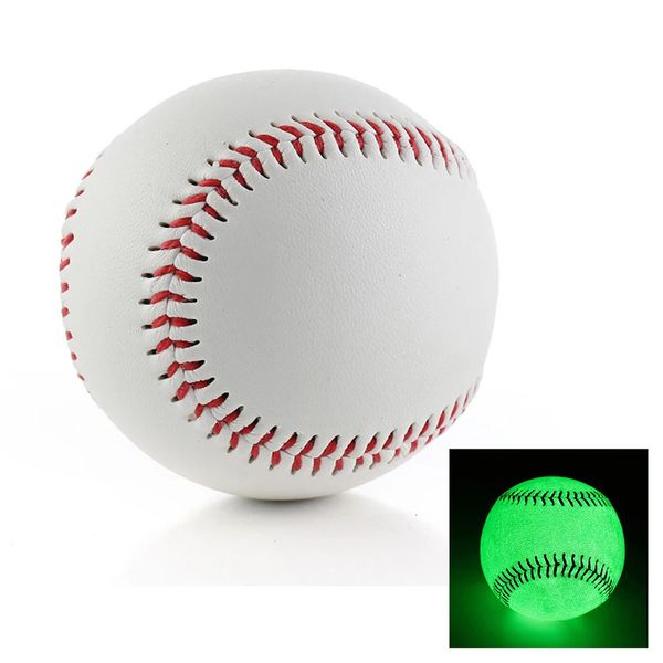 1 pezzo di baseball luminoso da 9 pollici che si illumina al buio. Espositore da baseball luminoso da 7,2 cm, dimensioni ufficiali, regalo da lancio 240113